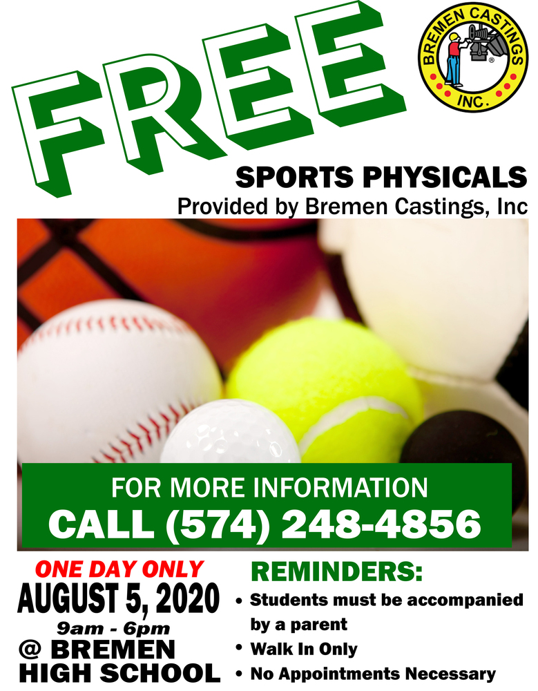 BCI sponsored FREE Sports Physicals